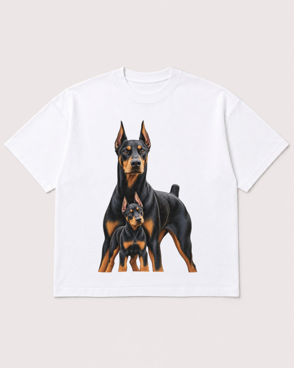 Mockup Boxy Heavyweight Tee White product