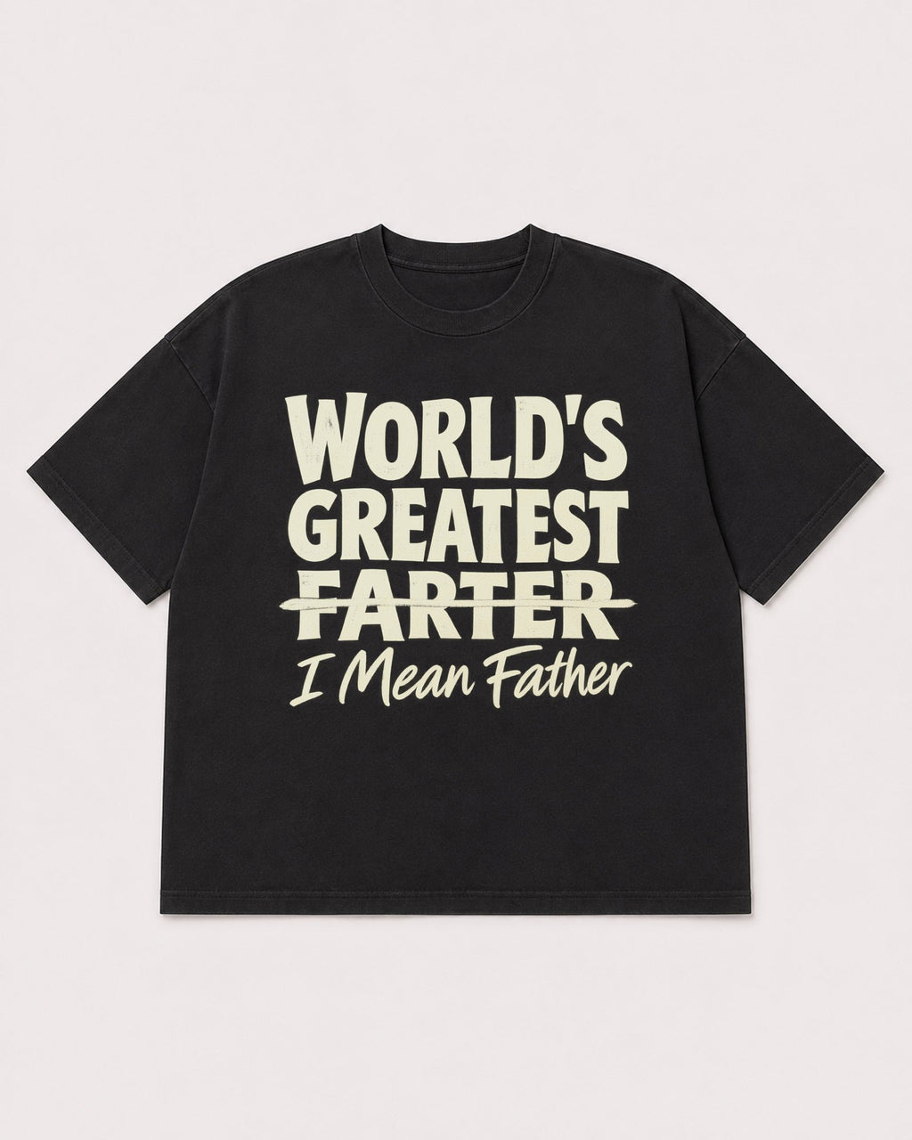 Mockup Boxy Heavyweight Tee Black product
