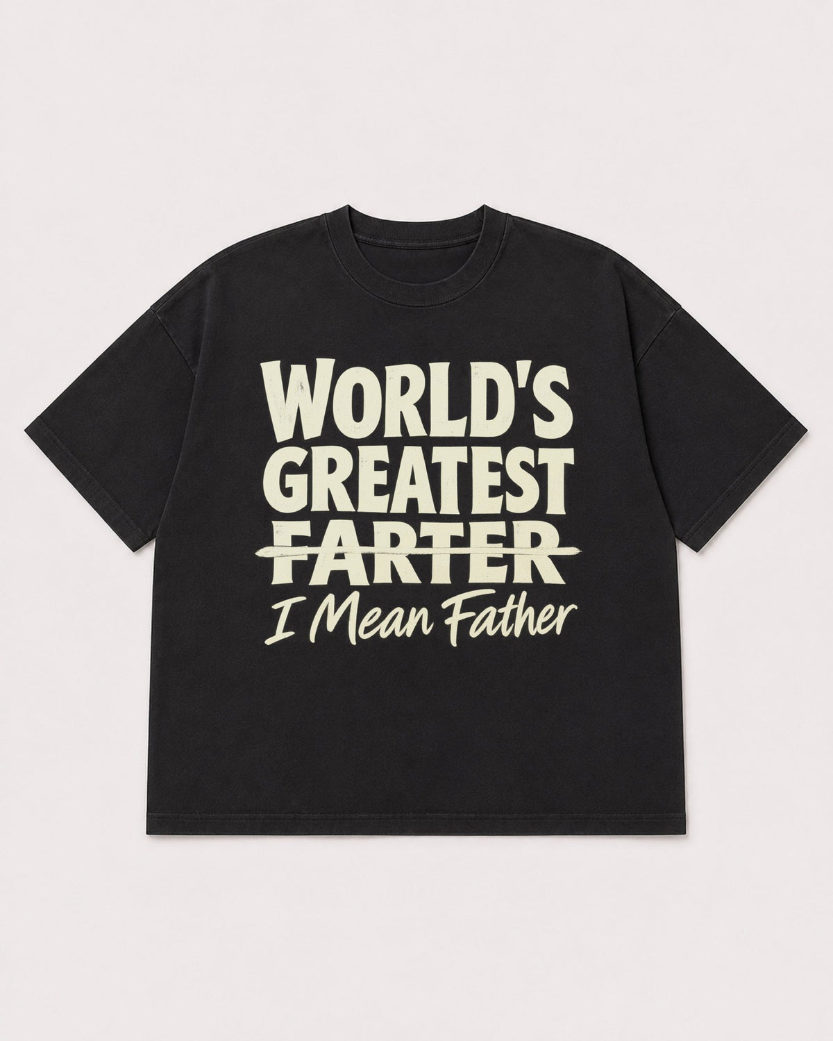 Mockup Boxy Heavyweight Tee Black product