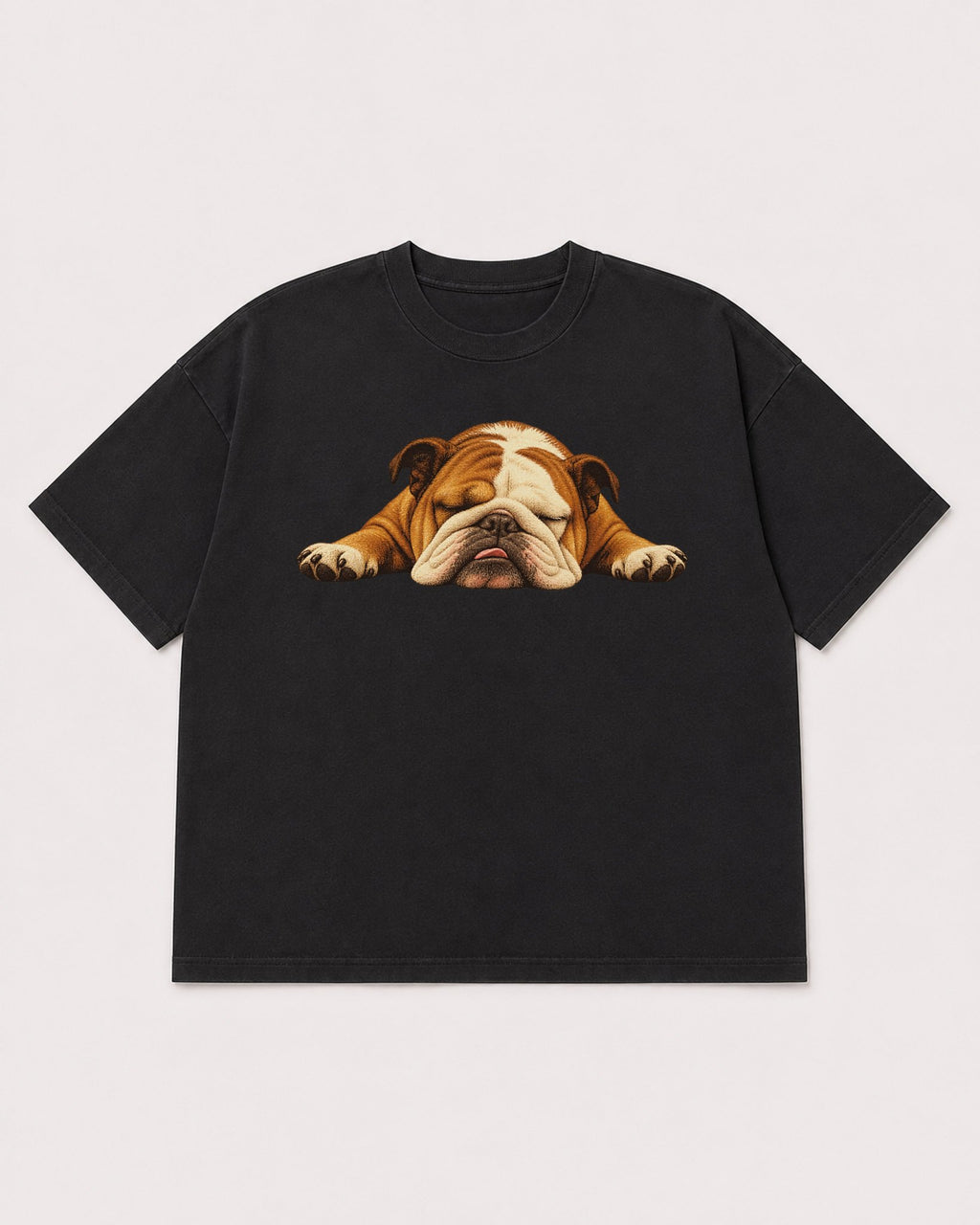 Mockup Boxy Heavyweight Tee Black product
