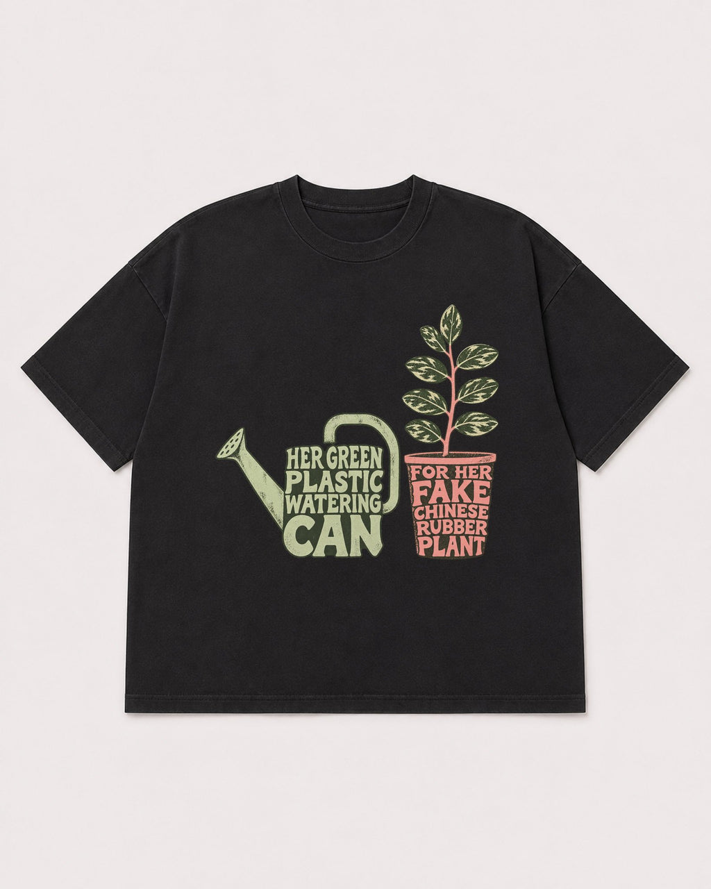 Mockup Boxy Heavyweight Tee Black product