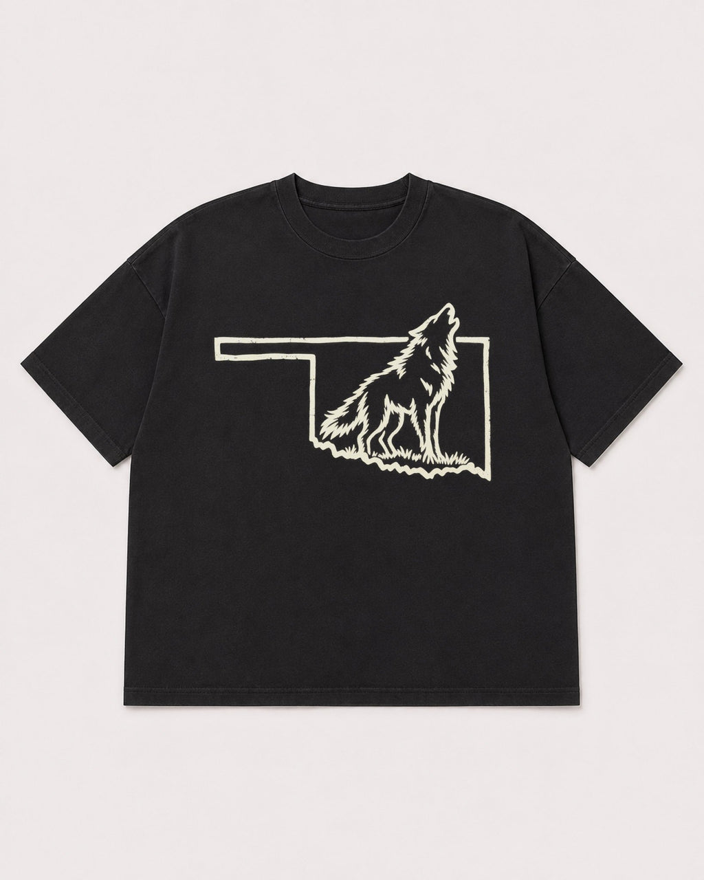 Mockup Boxy Heavyweight Tee Black product