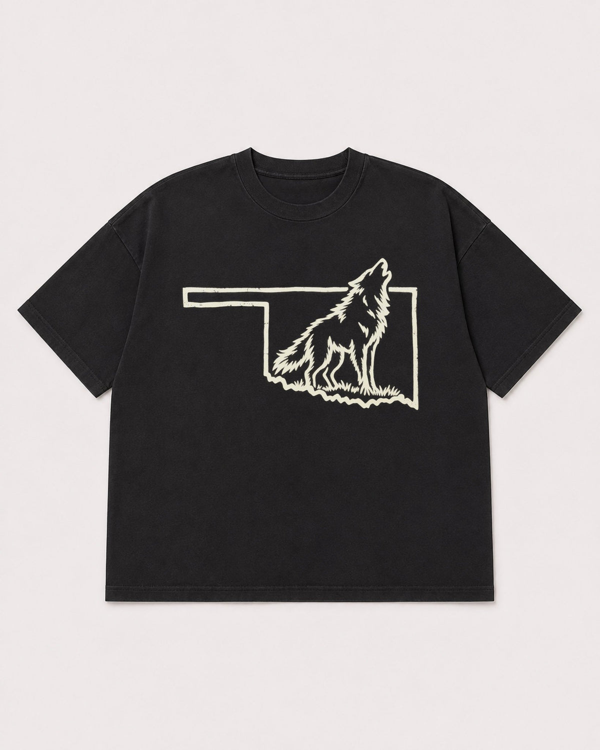 Mockup Boxy Heavyweight Tee Black product
