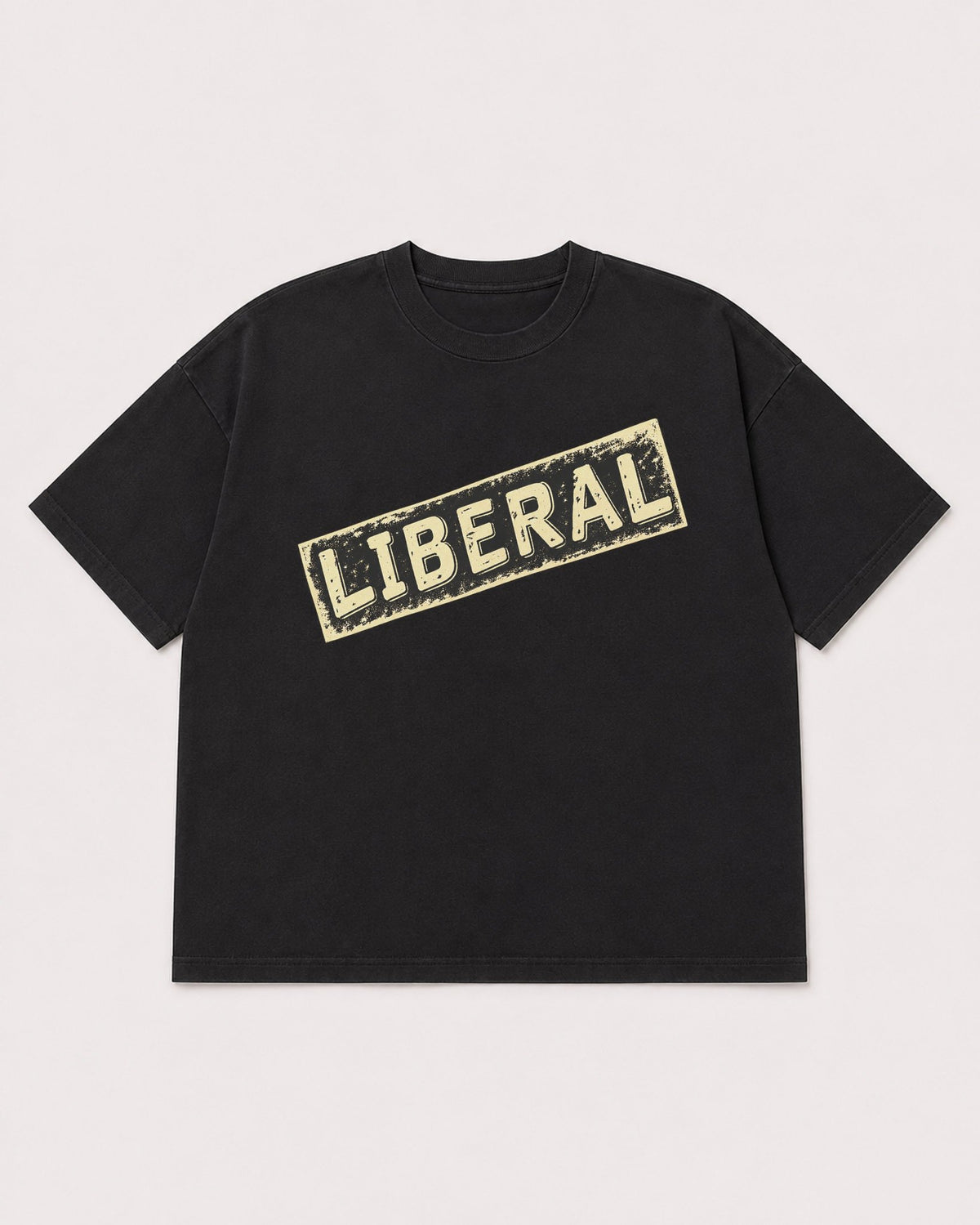 Mockup Boxy Heavyweight Tee Black product