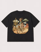 Mockup Boxy Heavyweight Tee Black product