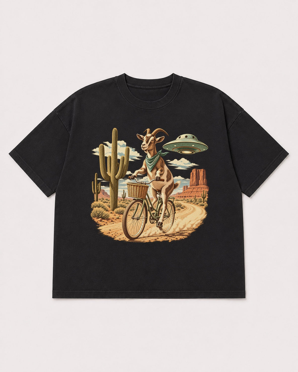 Mockup Boxy Heavyweight Tee Black product