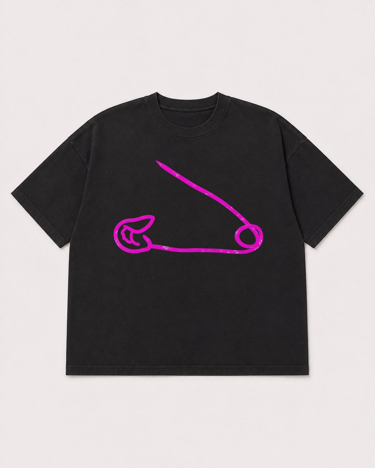 Mockup Boxy Heavyweight Tee Black product
