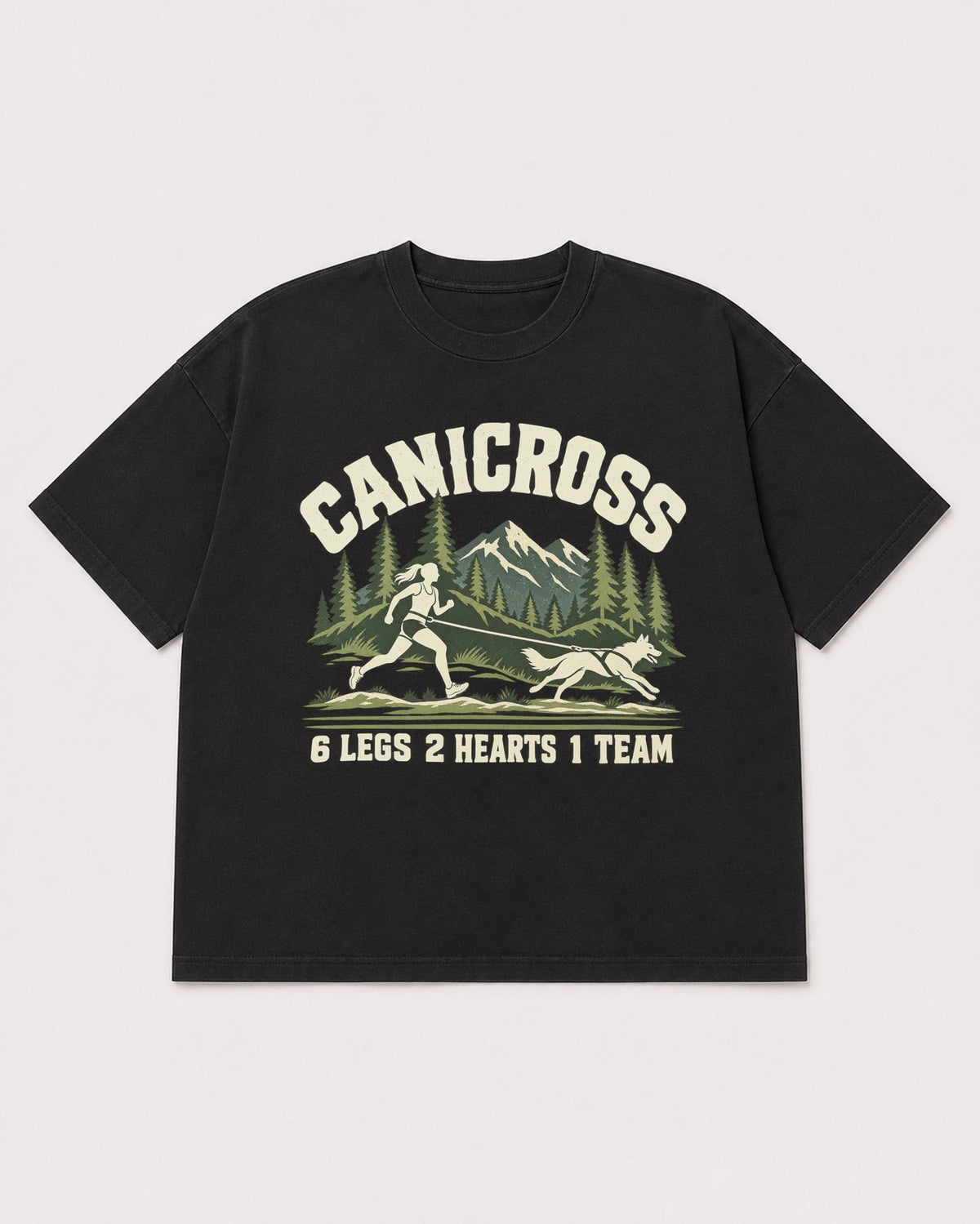 Mockup Boxy Heavyweight Tee Black product