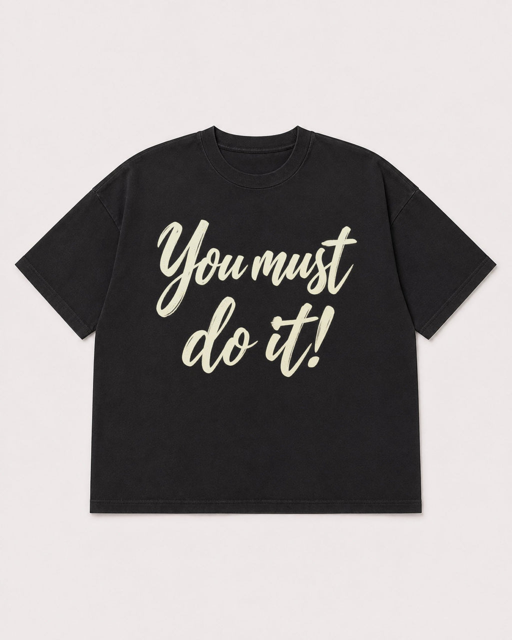 Mockup Boxy Heavyweight Tee Black product