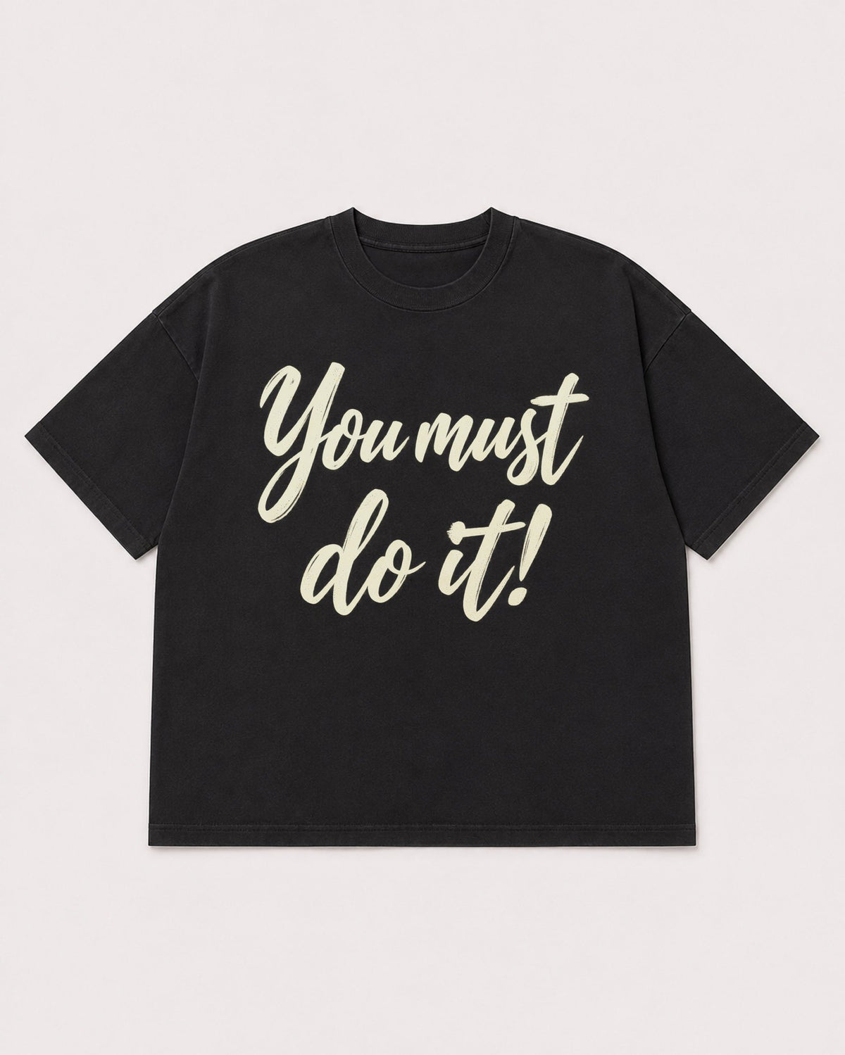 Mockup Boxy Heavyweight Tee Black product