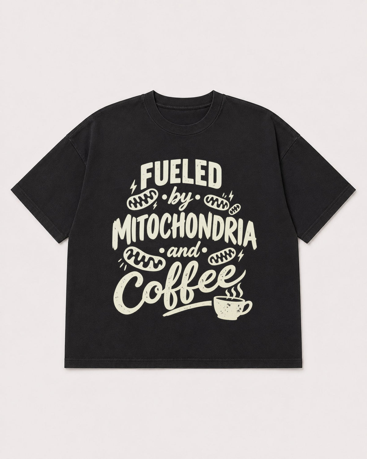 Mockup Boxy Heavyweight Tee Black product
