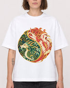 Mockup Boxy Heavyweight Tee White female close-up 18