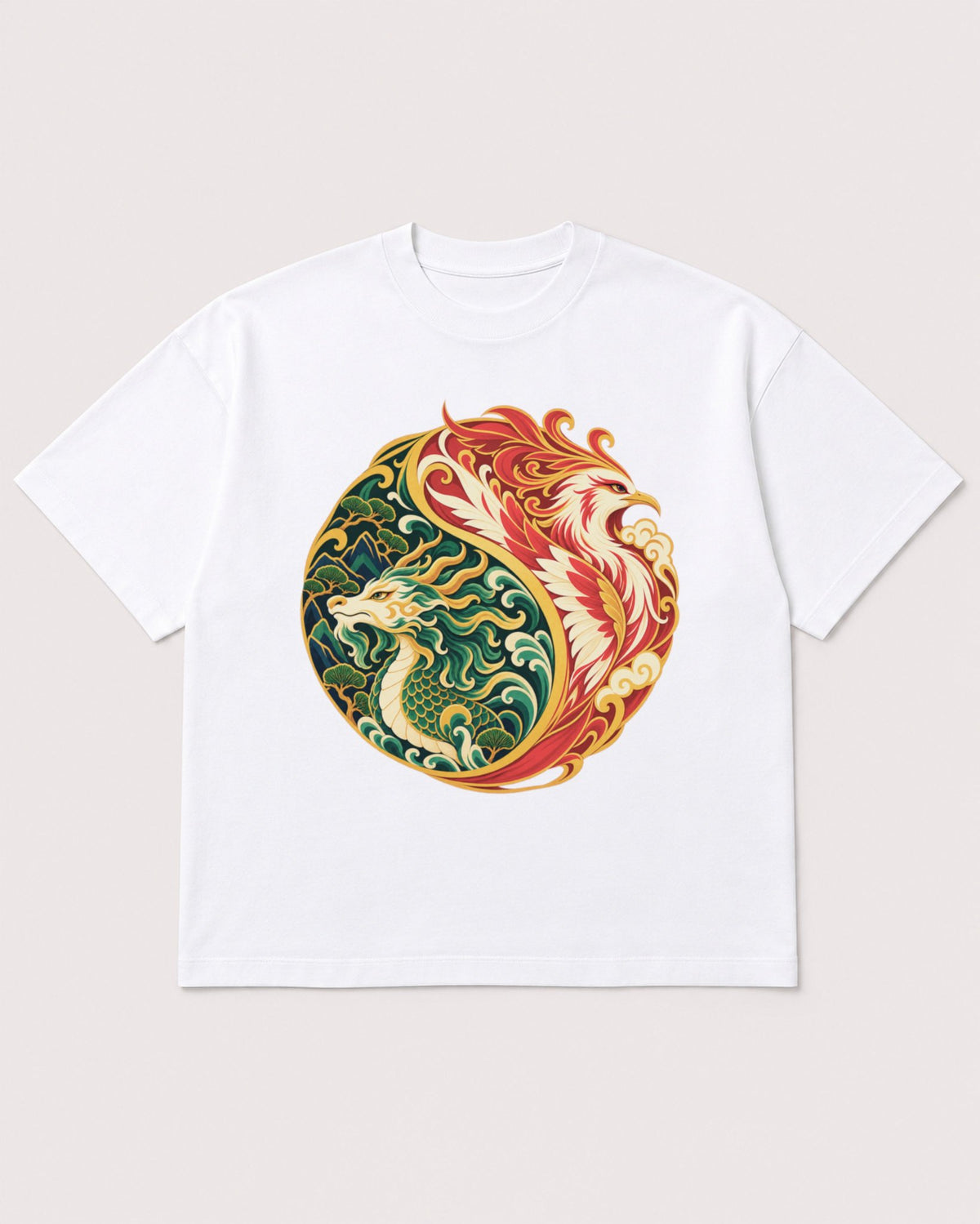 Mockup Boxy Heavyweight Tee White product