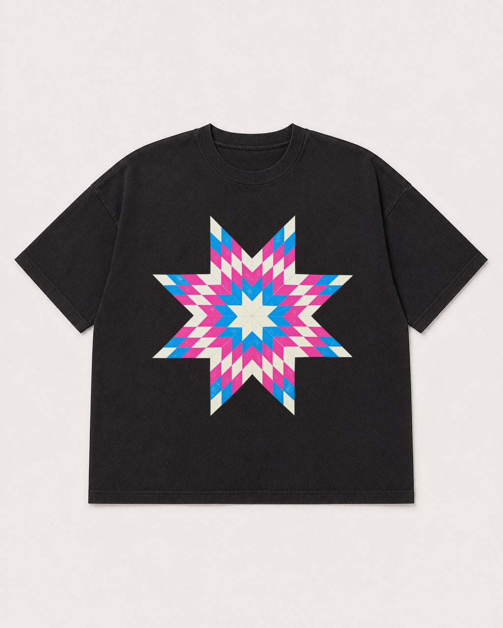Mockup Boxy Heavyweight Tee Black product