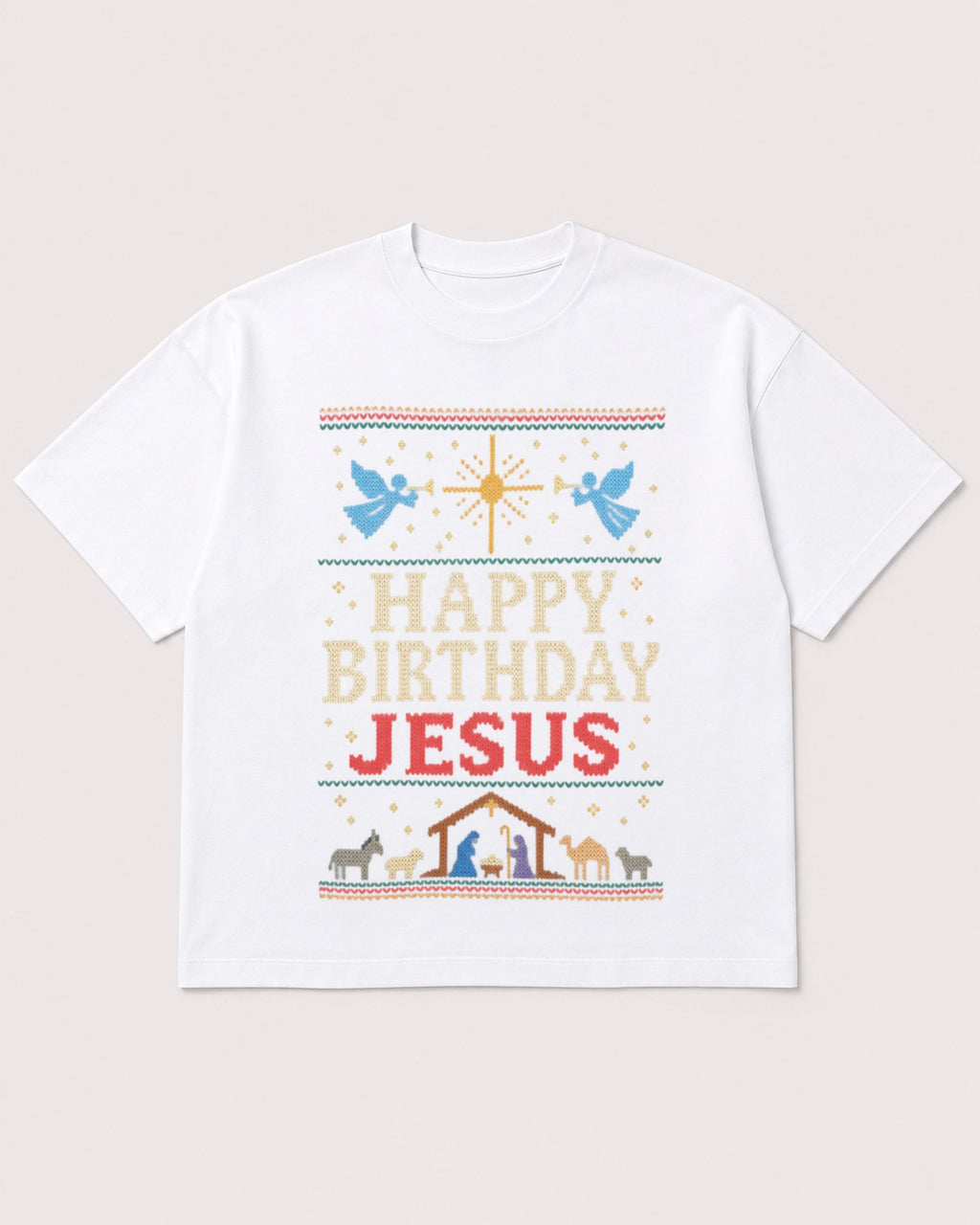 Mockup Boxy Heavyweight Tee White product