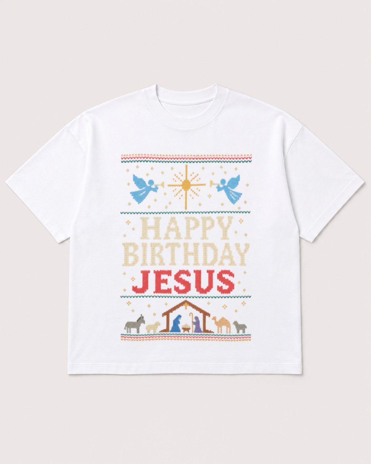 Mockup Boxy Heavyweight Tee White product