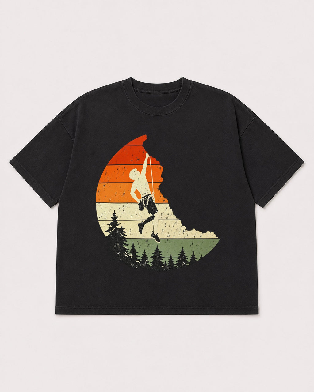 Mockup Boxy Heavyweight Tee Black product