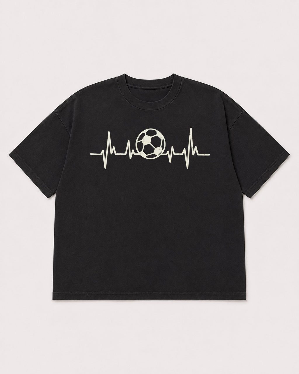 Mockup Boxy Heavyweight Tee Black product