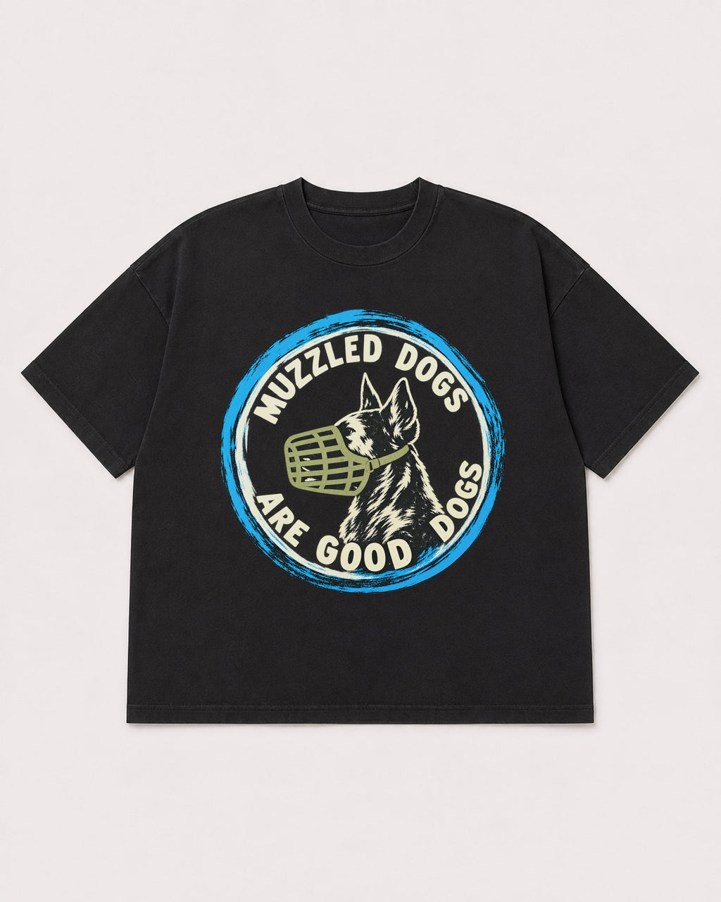 Mockup Boxy Heavyweight Tee Black product