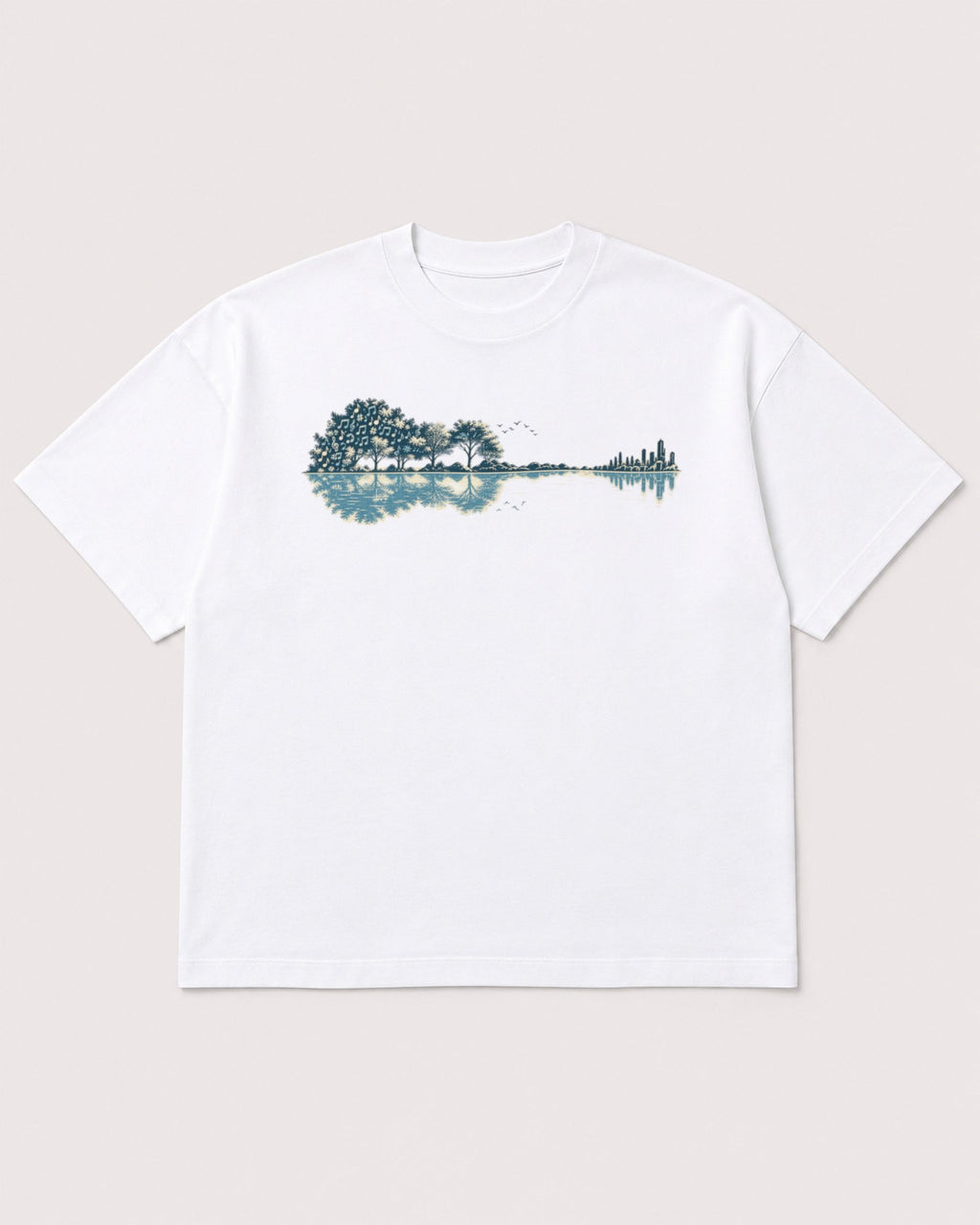 Mockup Boxy Heavyweight Tee White product