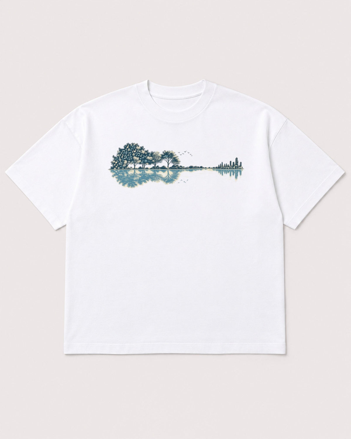 Mockup Boxy Heavyweight Tee White product