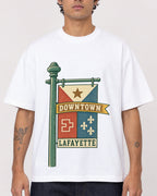 Mockup Boxy Heavyweight Tee White male close-up 06