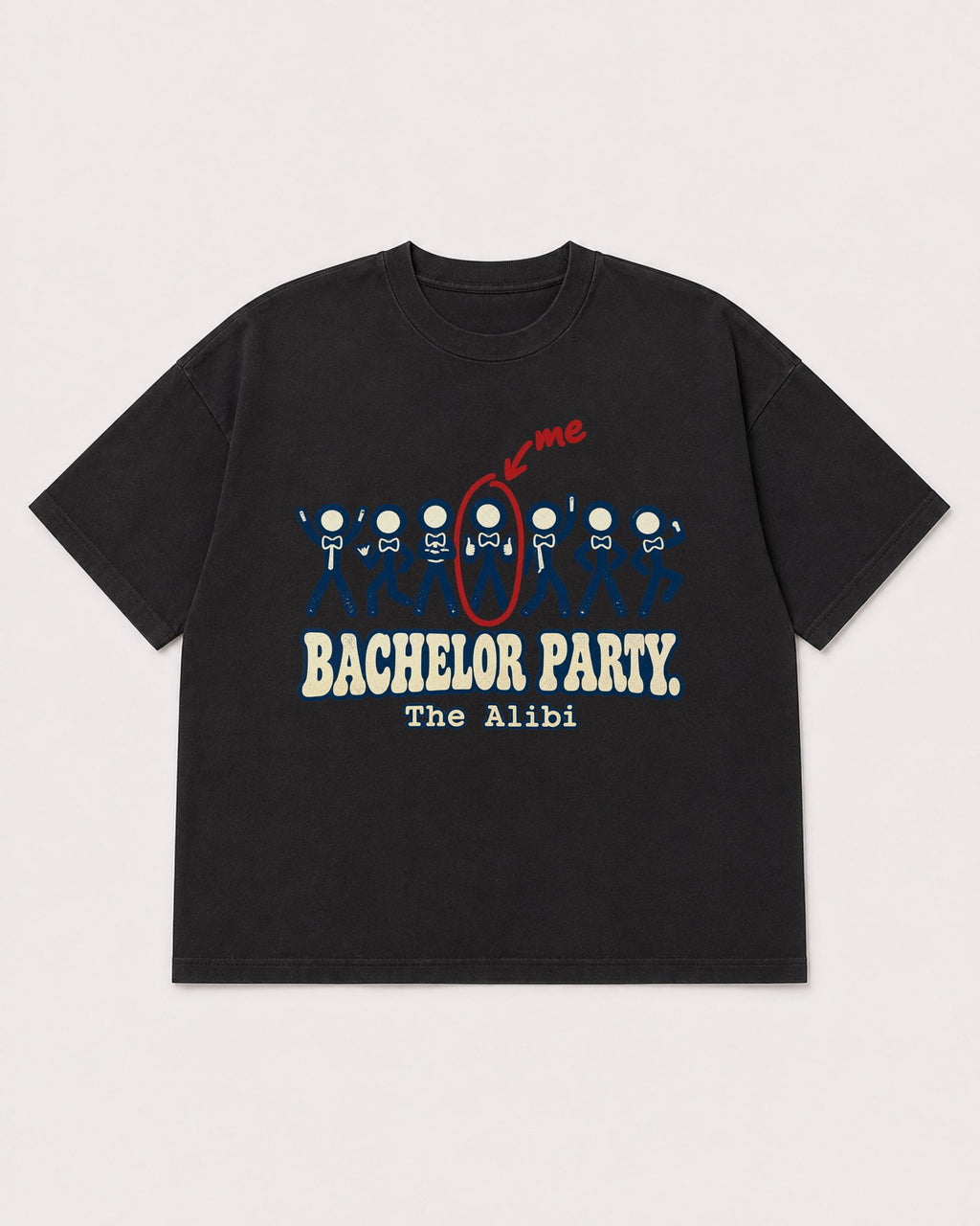 Mockup Boxy Heavyweight Tee Black product