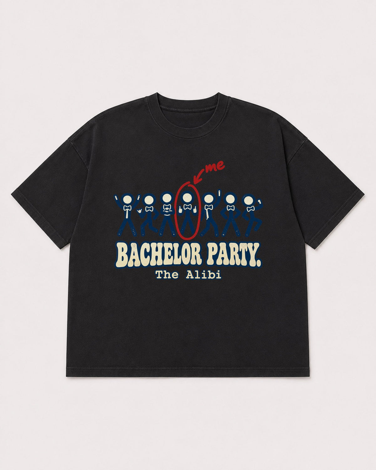 Mockup Boxy Heavyweight Tee Black product