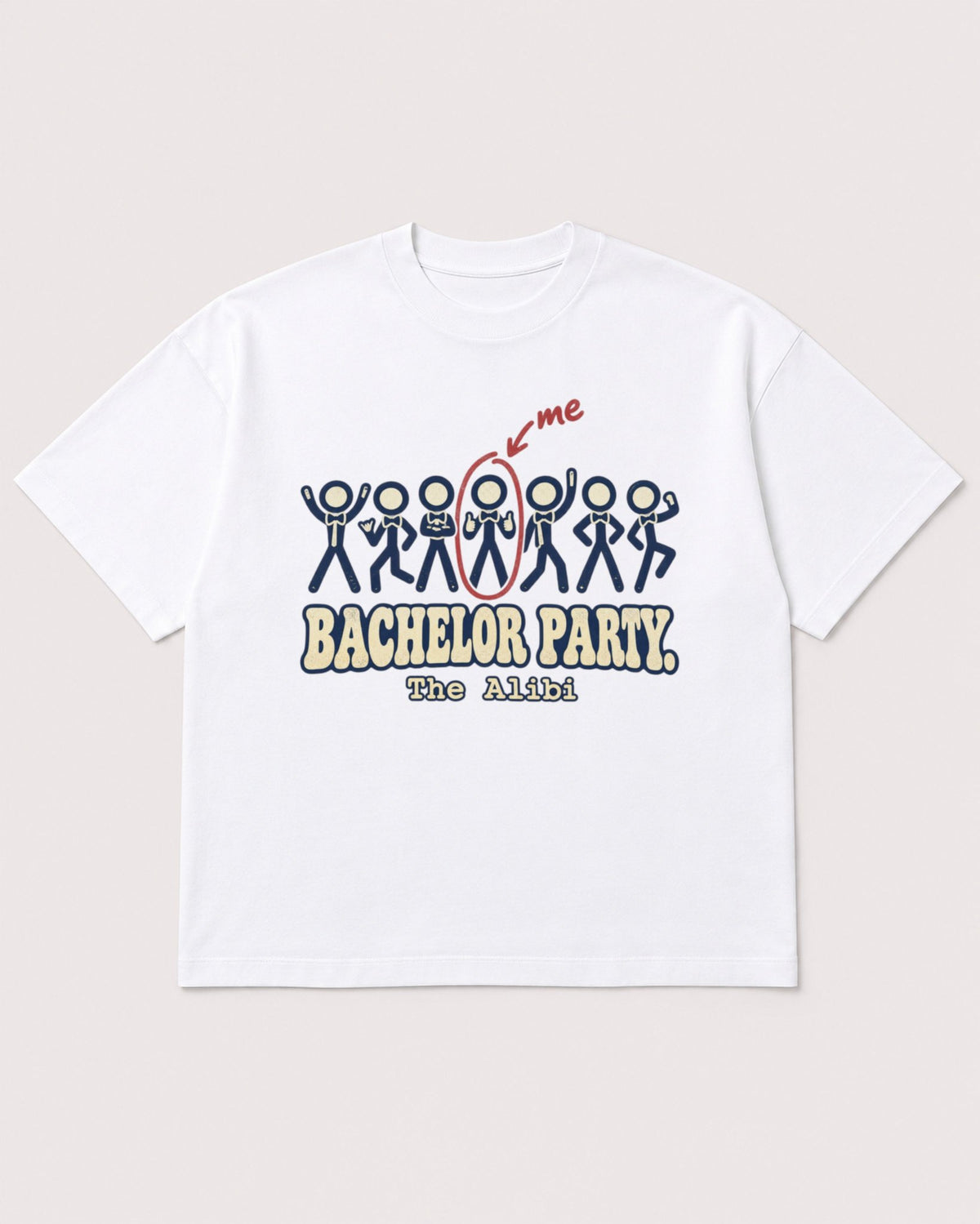 Mockup Boxy Heavyweight Tee White product