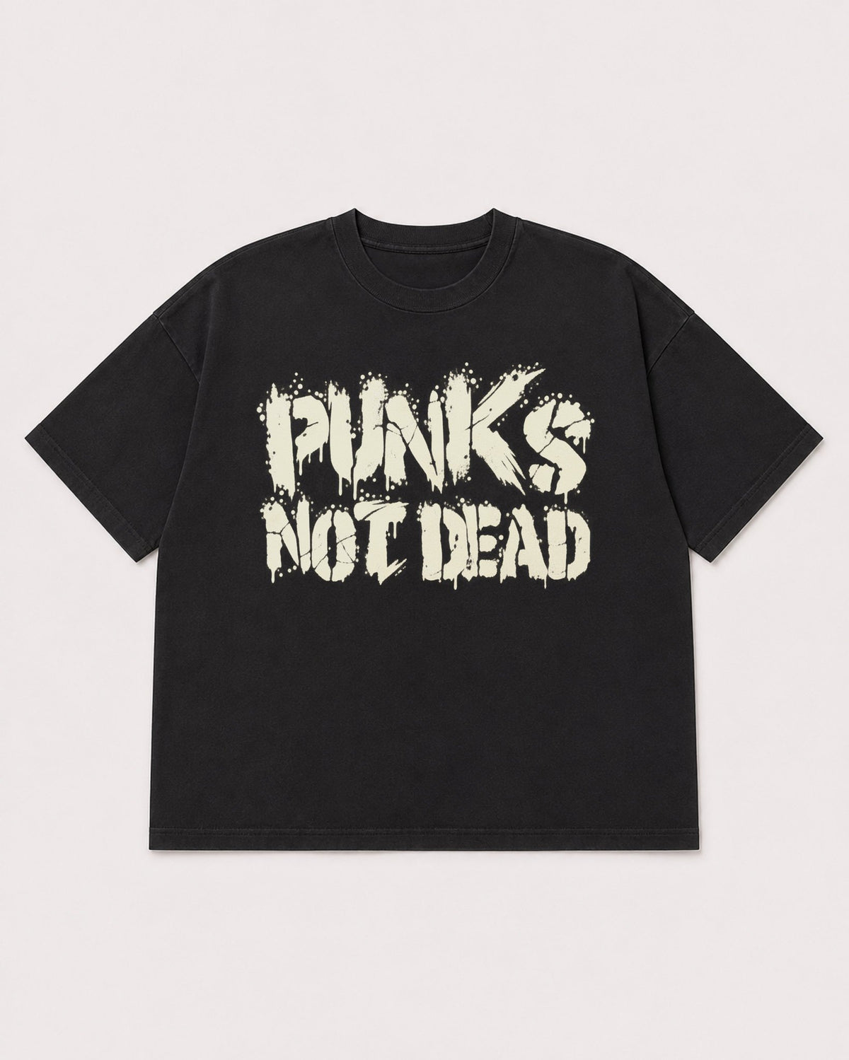 Mockup Boxy Heavyweight Tee Black product