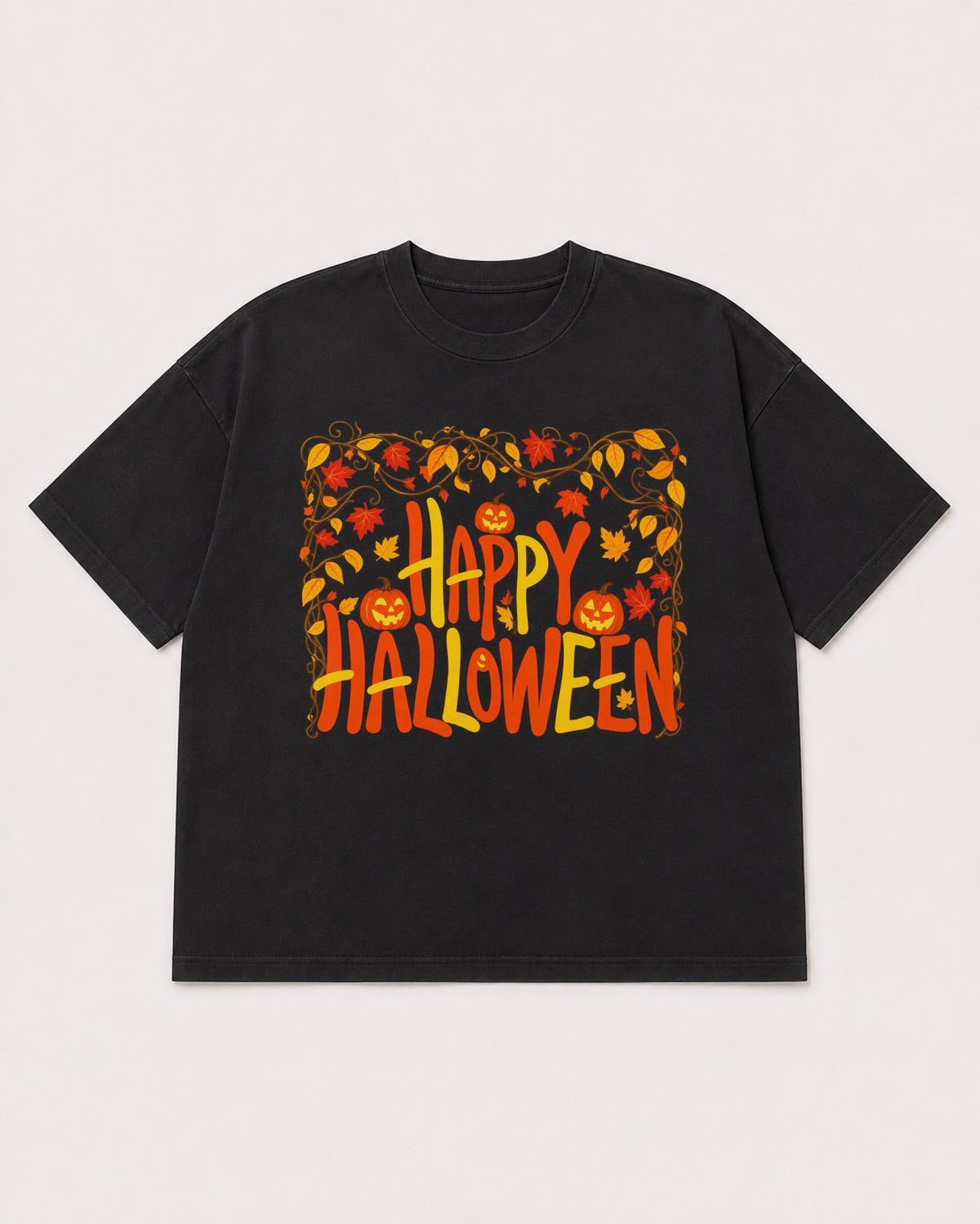 Mockup Boxy Heavyweight Tee Black product