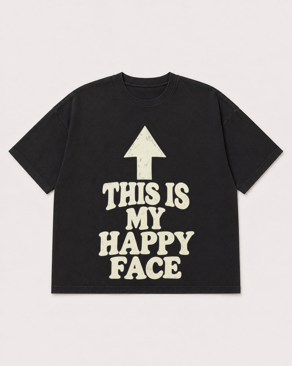 Mockup Boxy Heavyweight Tee Black product
