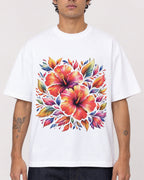 Mockup Boxy Heavyweight Tee White male close-up 06