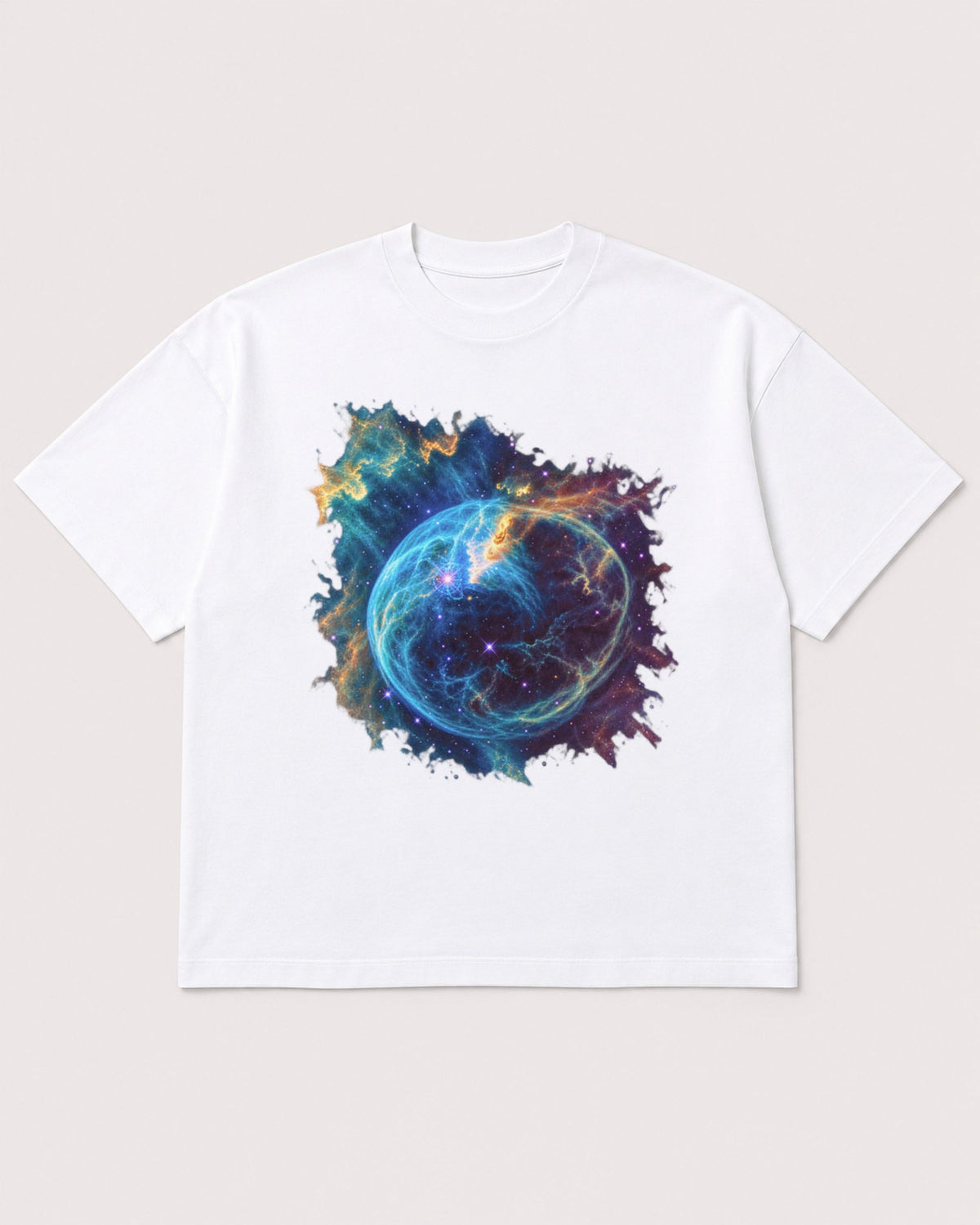 Mockup Boxy Heavyweight Tee White product