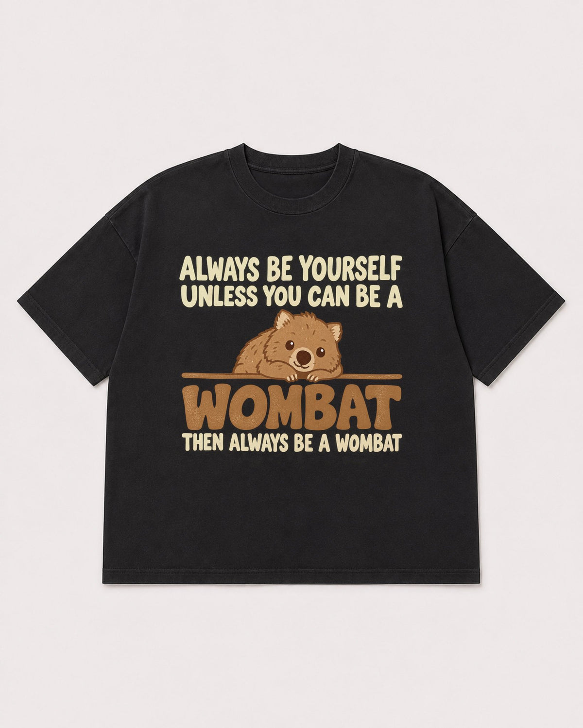Mockup Boxy Heavyweight Tee Black product