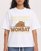 Mockup Boxy Heavyweight Tee White female close-up 06
