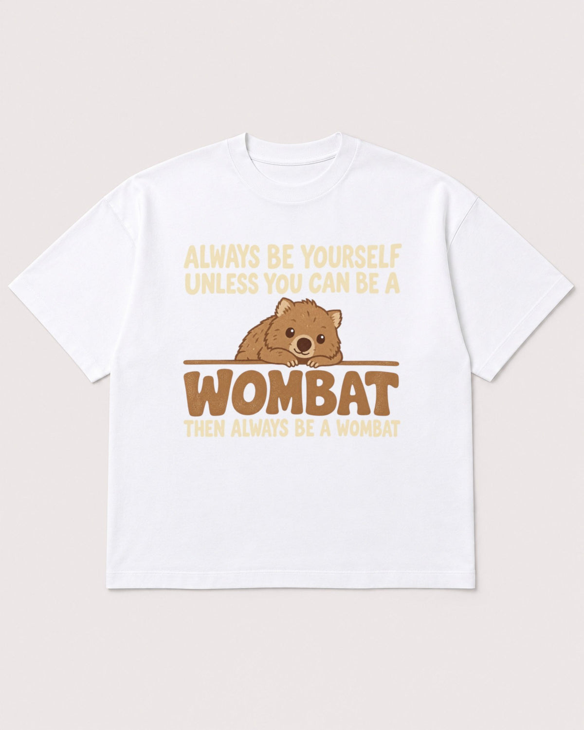 Mockup Boxy Heavyweight Tee White product