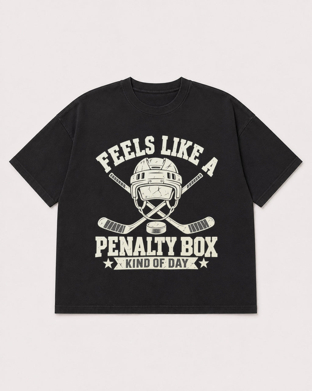 Mockup Boxy Heavyweight Tee Black product