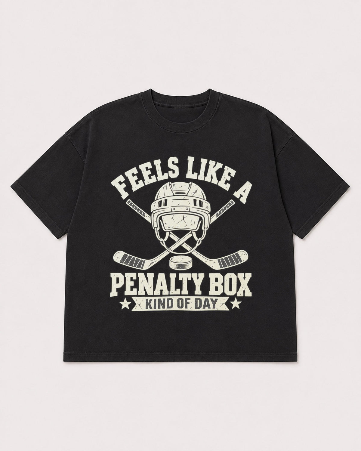 Mockup Boxy Heavyweight Tee Black product