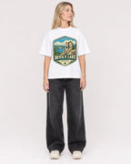 Mockup Boxy Heavyweight Tee White female full-body 08