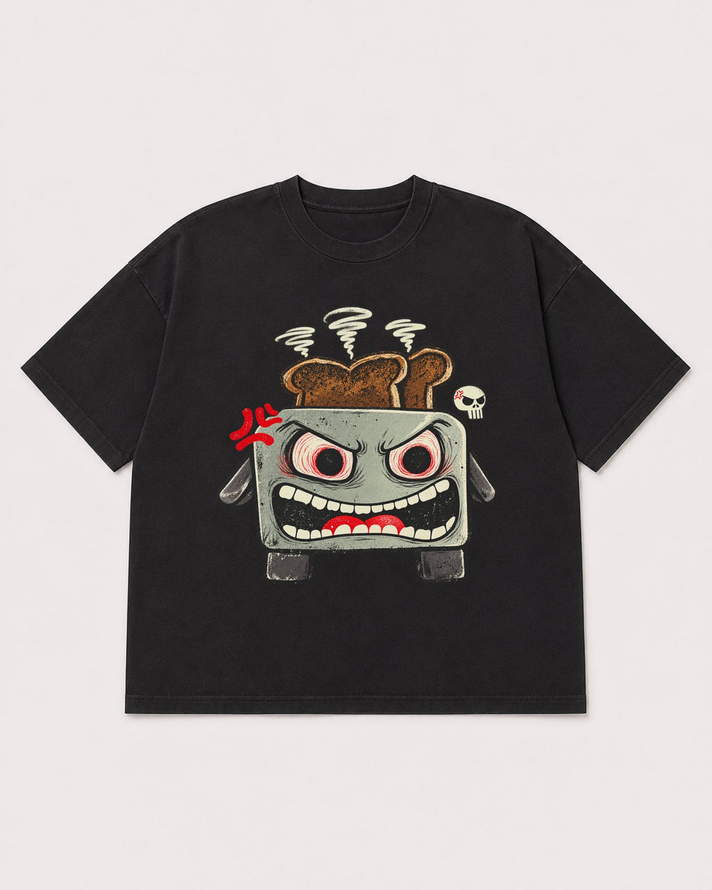 Mockup Boxy Heavyweight Tee Black product