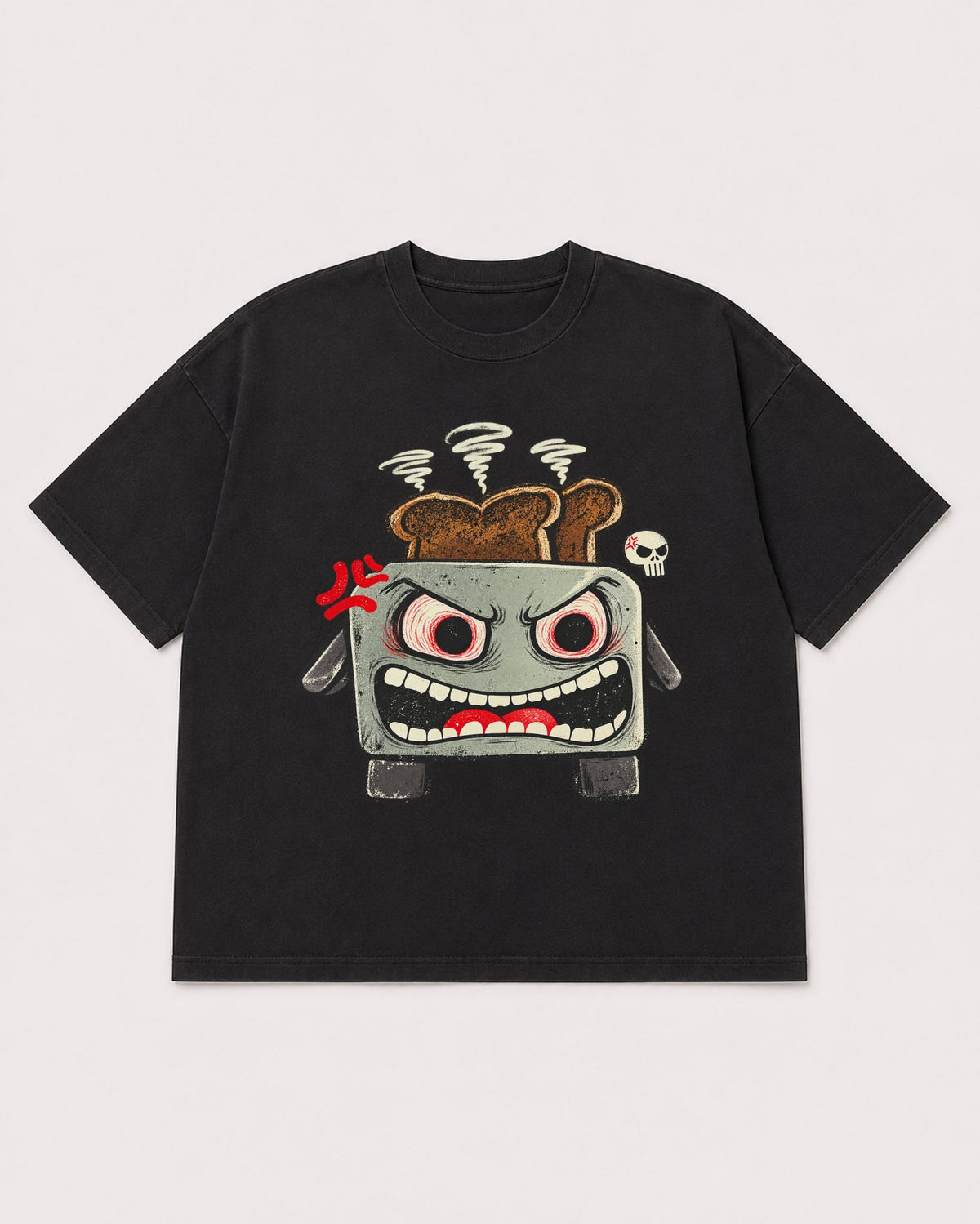 Mockup Boxy Heavyweight Tee Black product