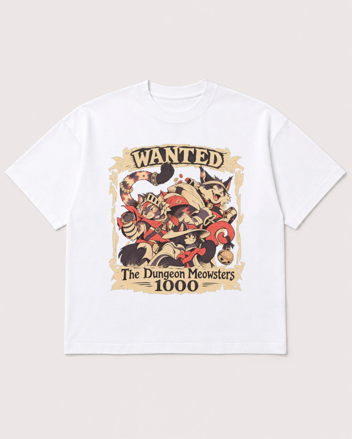 Mockup Boxy Heavyweight Tee White product