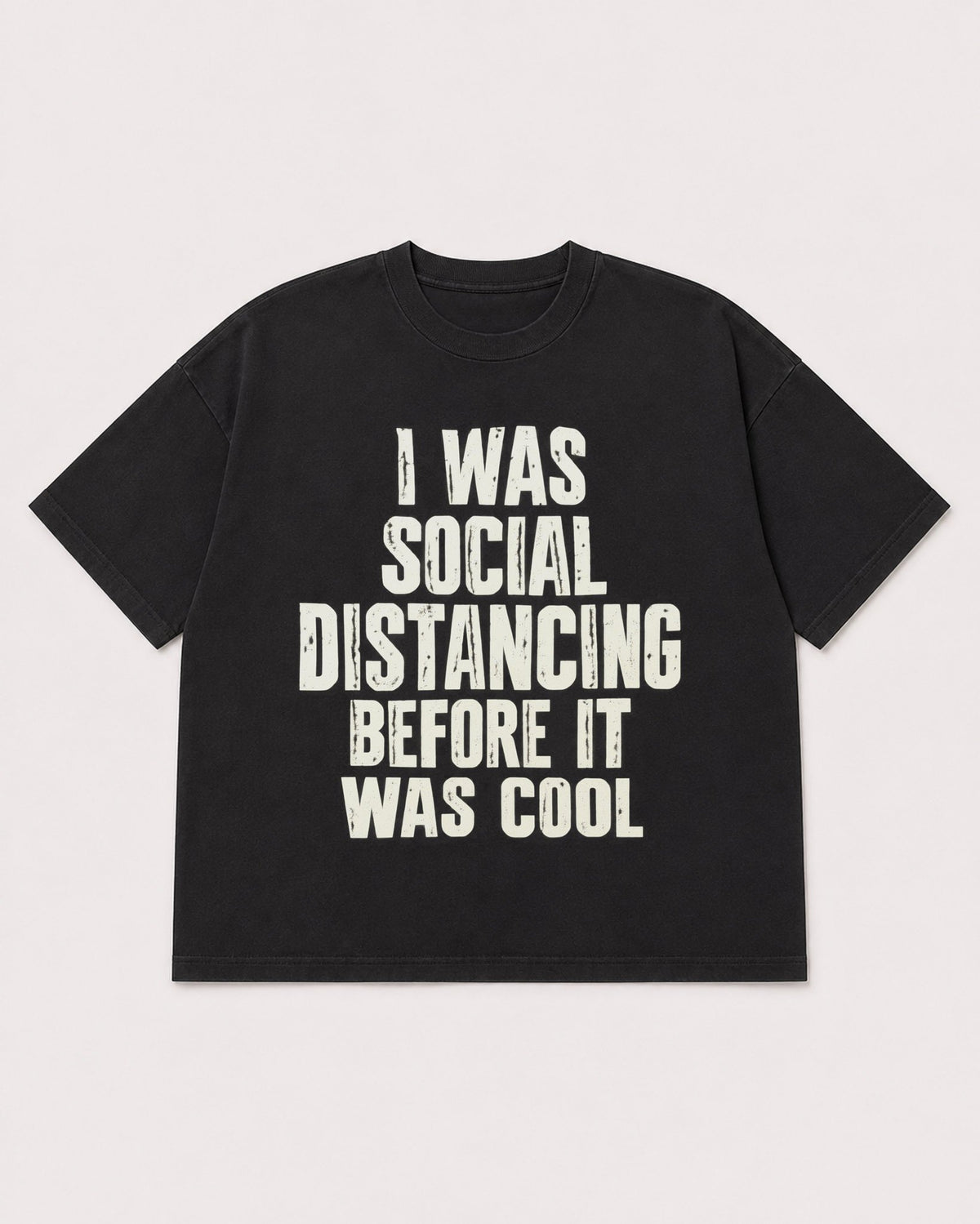 Mockup Boxy Heavyweight Tee Black product