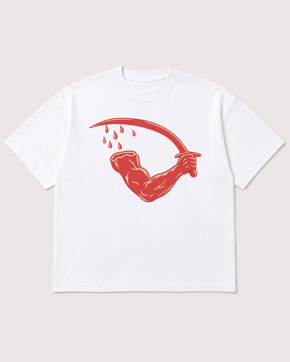 Mockup Boxy Heavyweight Tee White product