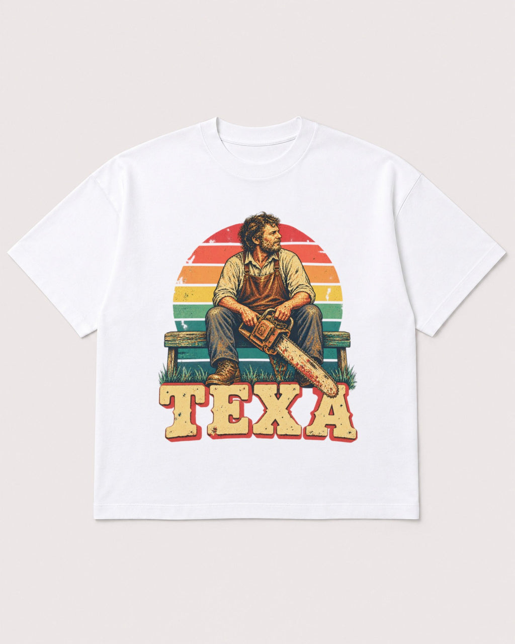 Mockup Boxy Heavyweight Tee White product