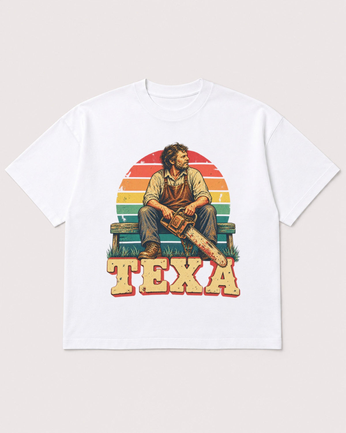 Mockup Boxy Heavyweight Tee White product