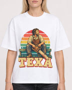 Mockup Boxy Heavyweight Tee White female close-up 08