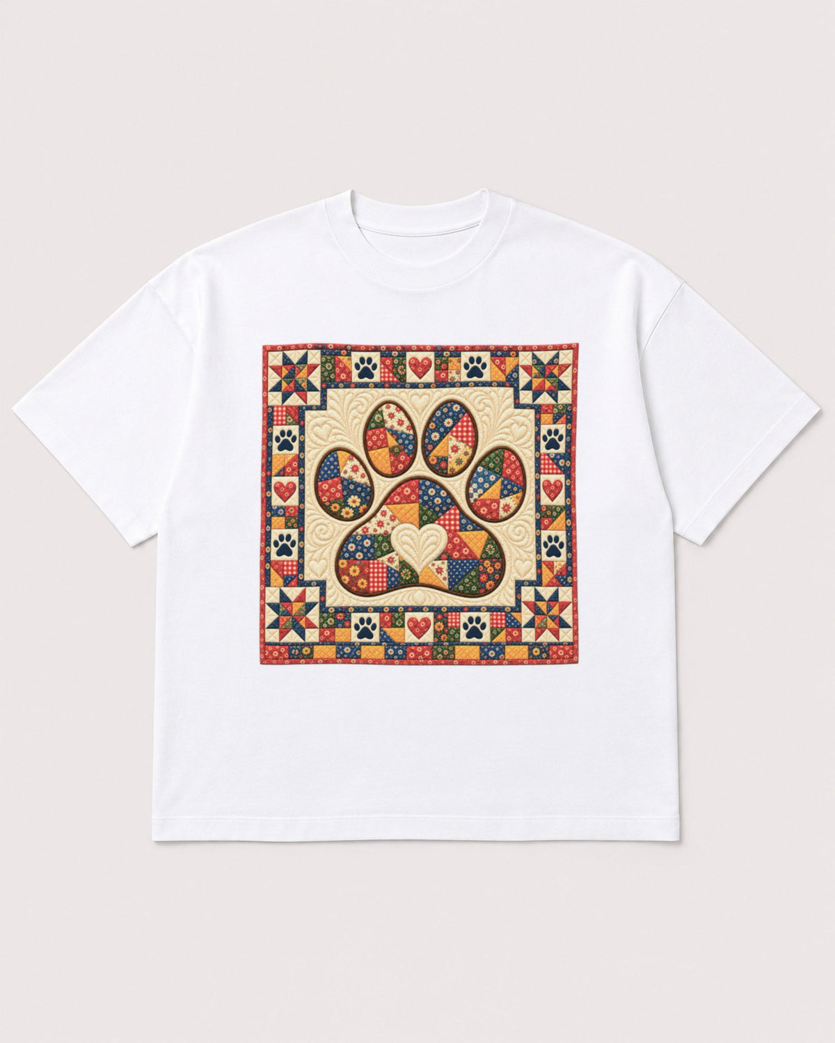 Mockup Boxy Heavyweight Tee White product