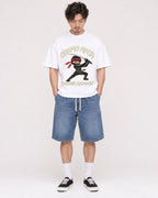 Mockup Boxy Heavyweight Tee White male full-body 03